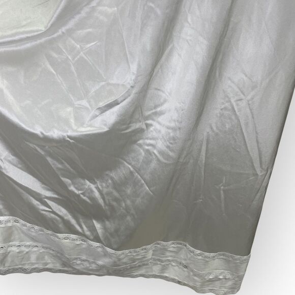 Vintage Full chemise long slip gown nightgown, size 40 (bra size). Approx XL - Picture 10 of 13